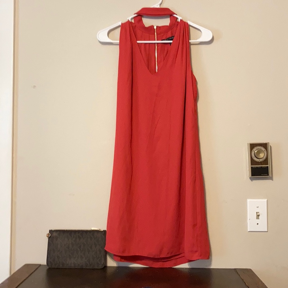 White House black market coral dress